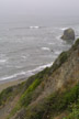 Coastal cliff, Redwoods Ntl. Park, California
