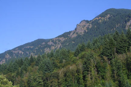 Mountain slope, Columbia River valley, Oregon