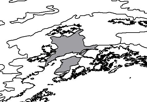 Cook Inlet taiga map