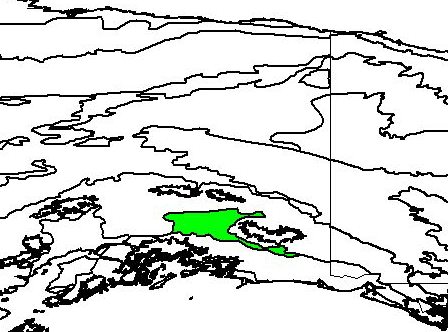 Copper Plateau taiga map